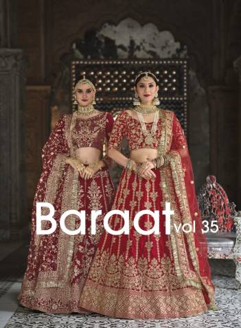 Baraat Bridal Heritage Vol 35 BY Senhora Designer Wedding Lehenga Choli Collection